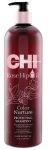 Фото Chi Rose Hip Oil - Шампунь с маслом дикой розы "Поддержание цвета", 739 мл