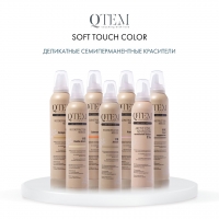 Qtem Soft Touch Color - Многофункциональный мусс-реконструктор для волос Almond, Миндаль, 250 мл - фото 6