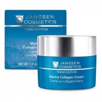 Janssen Cosmetics - Укрепляющий лифтинг-крем с морским коллагеном Marine Collagen Cream, 50 мл укрепляющий лифтинг концентрат с коллагеном marine collagen fluid 1993p 25 2 мл