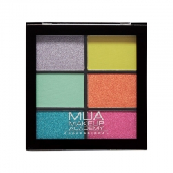 Фото MUA Make Up Academy - Палетка теней для век, 6 оттенков, оттенок BRIGHT LUSTRE, 7,8 гр