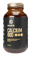 Grassberg - Биологически активная добавка к пище Calcium 600 + D3 + Zn с витамином K1, 60 таблеток биологически активная добавка vitateka метилфолат макси таблетки 400 мкг 30 шт