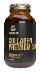 Фото Биологически активная добавка к пище Collagen Premium 500 мг + витамин C 40 мг, 60 капсул