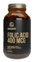 Grassberg - Биологически активная добавка к пище Folic Acid 400 мкг, 60 капсул solgar folic acid 400 mcg фолиевая кислота в таблетках 10 шт