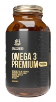 Grassberg Omega 3 Premium - Биологически активная добавка к пище 60% 1200 мг, 90 капсул от arduino до omega платформы для мейкеров шаг за шагом