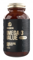 Фото Grassberg Omega 3 Value - Биологически активная добавка к пище 30% 1000 мг, 120 капсул