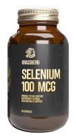 Grassberg Selenium - Биологически активная добавка к пище 100 мкг, 60 капсул биологически активная добавка vivasan конский каштан и виноградные листья 60 капсул