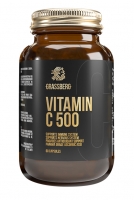 Grassberg - Биологически активная добавка к пище Vitamin C 500 мг, 60 капсул swanson vitamin a 10 000 iu 250 капсул