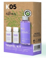 Kaaral - Набор против перхоти для жирной кожи головы шампунь против жирной перхоти и гипергидроза bioactive treatment