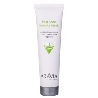 Aravia Professional Post-Acne Balance Mask - Рассасывающая маска для лица с поросуживающим эффектом, для жирной и проблемной кожи, 100 мл набор аппаратной косметики для проблемной комбинированной и жирной кожи