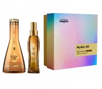 Loreal Professionnel Mythic Oil - Подарочный набор для питания волос по длине шампунь 250 мл масло 100 мл 1734₽