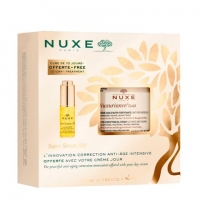Nuxe - Набор: Питательный восстанавливающий антивозрастной крем для лица, 50 мл + Антивозрастная сыворотка для лица Super Serum (10), 5 мл - фото 1