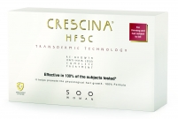 Фото Crescina - 500 Комплекс Transdermic для женщин: лосьон для возобновления роста волос №10 + лосьон против выпадения волос №10