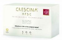 Crescina - 500 Комплекс Transdermic для мужчин: лосьон для возобновления роста волос №20 + лосьон против выпадения волос №20 весенняя раскраска