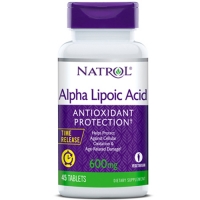 Natrol - Альфа-липоевая кислота 600 мг Time Release, 45 таблеток - фото 1