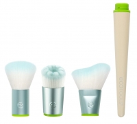 Eco Tools Interchangeables Blush + Glow - Набор кистей для макияжа со сменными насадками, 1 шт