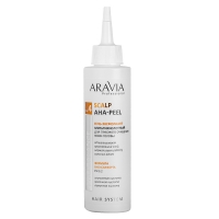 Aravia Professional - Гель-эксфолиант мультикислотный для глубокого очищения кожи головы Scalp AHA-Peel, 150 мл молочная смесь 3 от года pediasure малоежка со вкусом шоколада 200 мл