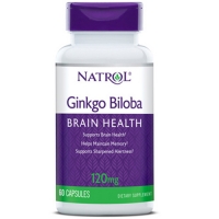 Natrol - Гинкго Билоба 120 мг, 60 капсул гинкго билоба doctor s best ginkgo extra strength 120 мг 120 капсул