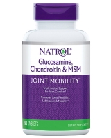 Natrol - Глюкозамин Хондроитин и МСМ, 90 таблеток крем для тела лошадиное здоровье хондроитин глюкозамин 125 мл