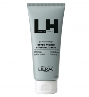 Lierac - Гель для душа для мужчин, для тела и волос, 200 мл collistar крем гель для лица и области вокруг глаз увлажняющий 24 часа для мужчин uomo total freshness moisturizer face and eye cream gel