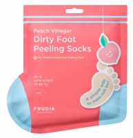 Frudia - Маска-носочки для педикюра с ароматом персика, 40 г angel key 4skin пилинг носочки angel key