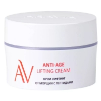 Aravia Laboratories Anti-Age Lifting Cream - Крем-лифтинг от морщин с пептидами, 50 мл vec пептидный лифтинг крем any age от отеков вокруг глаз с кофеином и комплексом пептидов 15