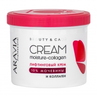 Фото Aravia Professional Moisture Collagen Cream - Лифтинговый крем с коллагеном и мочевиной (10%), 550 мл