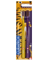 Curaprox - Набор ультрамягких зубных щеток Duo Tiger, 2 шт silcamed набор для чистки съемных зубных протезов щетка паста 20