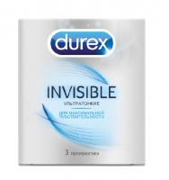 Durex - Презервативы из натурального латекса Invisible №3 durex invisible презервативы 3 3 шт
