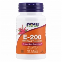 Фото Now Foods - Натуральный витамин Е-200, 100 капсул