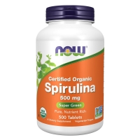 Now Foods - Спирулина натуральная 500 мг, 500 таблеток gls спирулина 100 капсул gls витамины