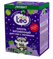 Леовит - Кисель витаминный для глаз с лютеином для детей, 5 пакетов х 12 г ecolatier baby натуральный комплекс экстрактов 8 в 1 здоровая кожа для купания детей 0 250