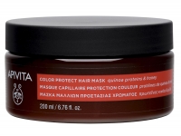 Apivita - Маска для окрашенных волос с протеинами киноа и медом, 200 мл витэкс увлажняющий омолаживающий ночной уход для лица шеи крем маска 2в1 lux care 45