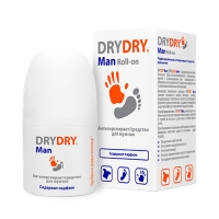 Dry Dry - Средство от потоотделения для мужчин, 50 мл dry dry средство для нормального и обильного потоотделения woman roll on 50