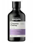 Фото Loreal Professionnel Chroma Creme - Шампунь-крем с фиолетовым пигментом для нейтрализации желтизны очень светлых волос, 300 мл