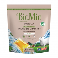 Фото BioMio - Экологичные капсулы для стирки Color & White, 16 шт