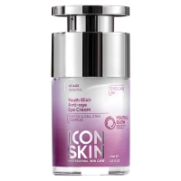 Icon Skin - Омолаживающий крем для глаз с пептидами и стволовыми клетками Youth Elixir, 15 мл