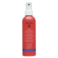 Apivita - Солнцезащитный тающий ультра-легкий спрей для лица и тела SPF50, 200 мл smart bee экстракт прополиса на серебряной воде 100 мл