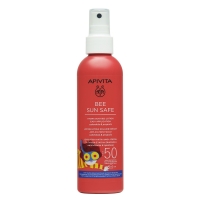 Apivita - Солнцезащитный увлажняющий спрей с легким нанесением для детей SPF50, 200 мл now chlorella 500 мг 200 таблеток хлорелла водоросль