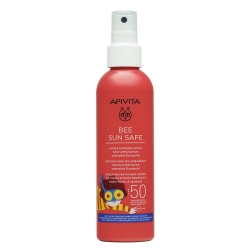 Фото Apivita - Солнцезащитный увлажняющий спрей с легким нанесением для детей SPF50, 200 мл