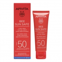 Фото Apivita Bee Sun Safe - Солнцезащитный увлажняющий гель-крем для лица SPF50, 50 мл