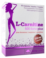 Фото Olimp Labs - Специализированный продукт для питания спортсменов "Л-карнитин 500 форте плюс" 1000 мг, 60 капсул