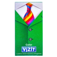 Vizit - Презервативы цветные ароматизированные, 12 шт - фото 1