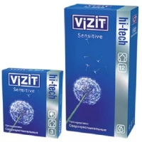 Vizit - Презервативы №12 Hi-tech Sensitive, 12 шт