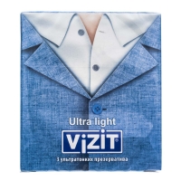 Vizit - Презервативы №3 Hi-tech Ultra light, 3 шт