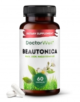 DoctorWell - Комплекс витаминов и минералов для кожи, волос и ногтей  Beautonica, 60 капсул