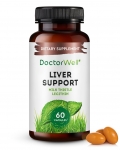 Фото DoctorWell Liver Support - Комплекс для печени, 60 капсул
