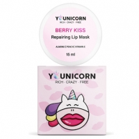 Younicorn Berry Kiss - Восстанавливающая маска для губ, 15 мл - фото 1
