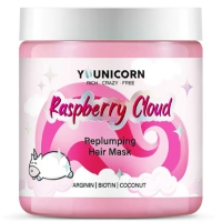 Younicorn Raspberry Cloud - Восстанавливающая маска для сухих, поврежденных волос, 250 мл