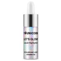 Younicorn Let's Glow! - Жидкий голографический хайлайтер для лица, 5 мл