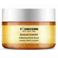 Фото Younicorn Sugar Daddy - Смягчающий сахарный скраб для лица, 100 мл